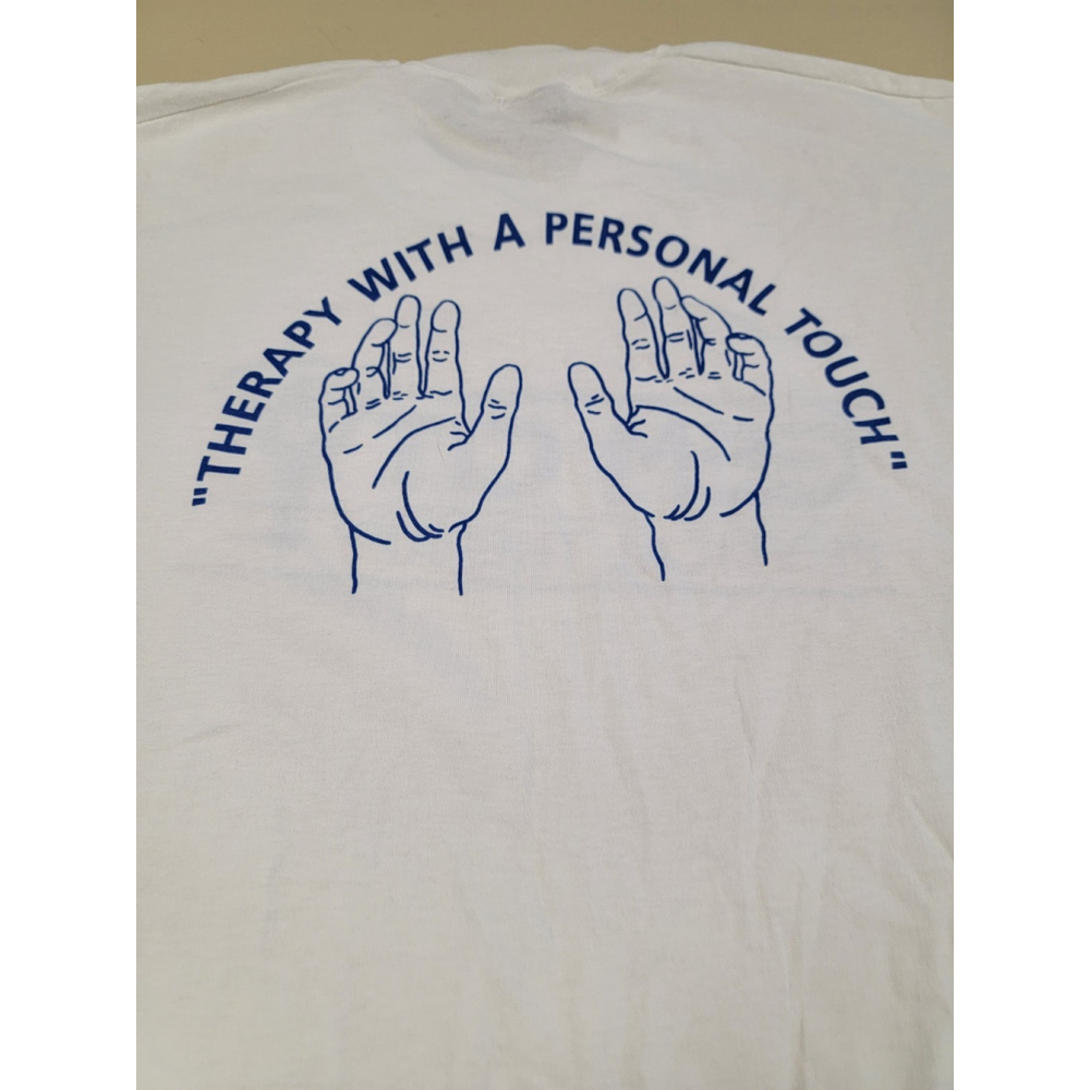 "Therapy with Personal Touch" Gem City Physical Therapy Size L Screen Stars VTG